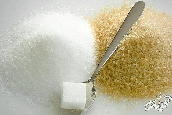 شکر قهوه ای و سفید